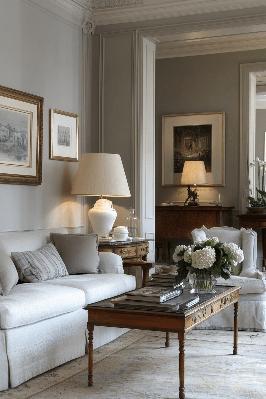 2. Cloudy Serenity (Gray Living Room Ideas) - Gray Living Room Ideas