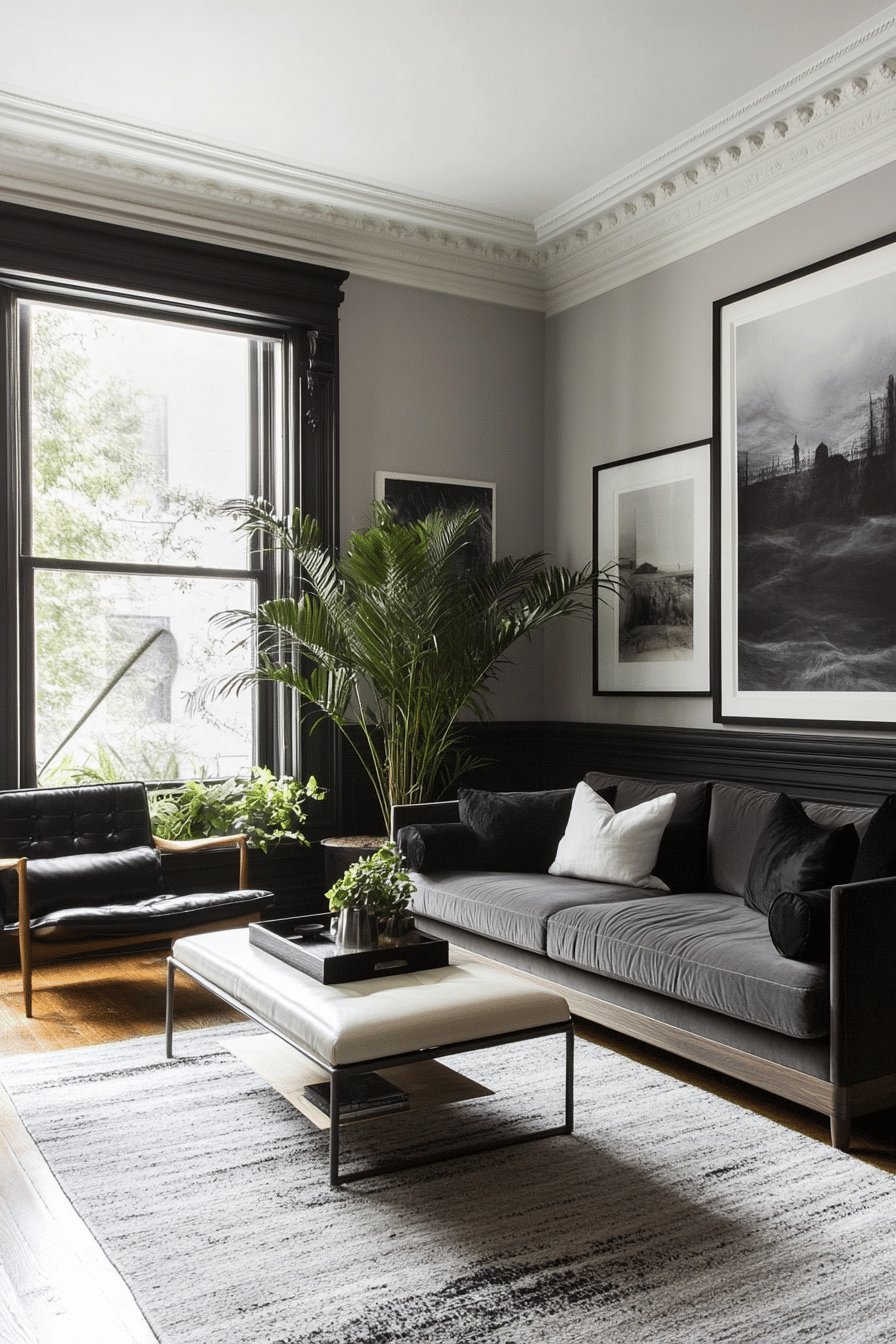 8. Stormy Chic (Gray Living Room Ideas) - Gray Living Room Ideas