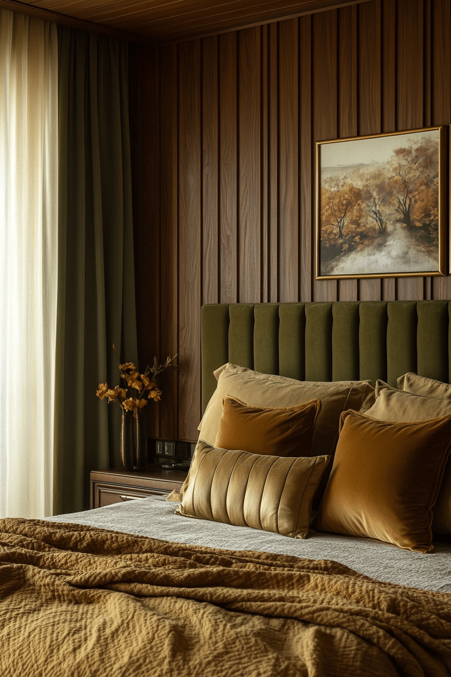 13. Luxury Hotel Suite (Olive Green Bedroom Ideas) - Olive Green Bedroom Ideas