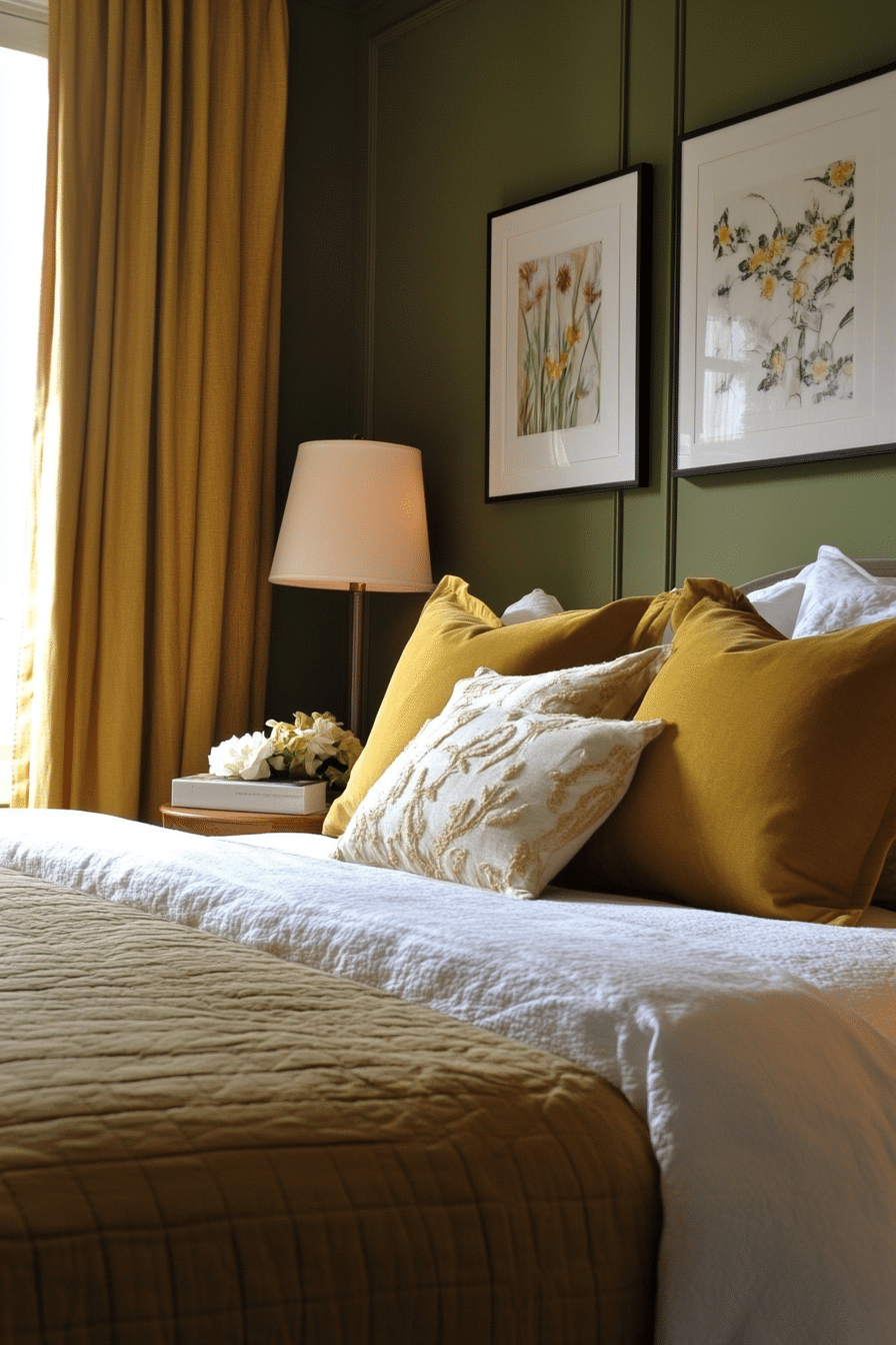 24. Sun-Kissed Olive (Olive Green Bedroom Ideas) - Olive Green Bedroom Ideas