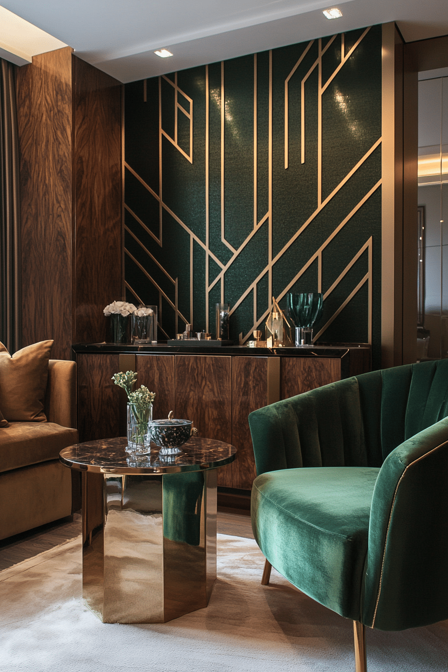 5. Modern Art Deco (Modern Small Living Room Ideas) - Modern Small Living Room Ideas