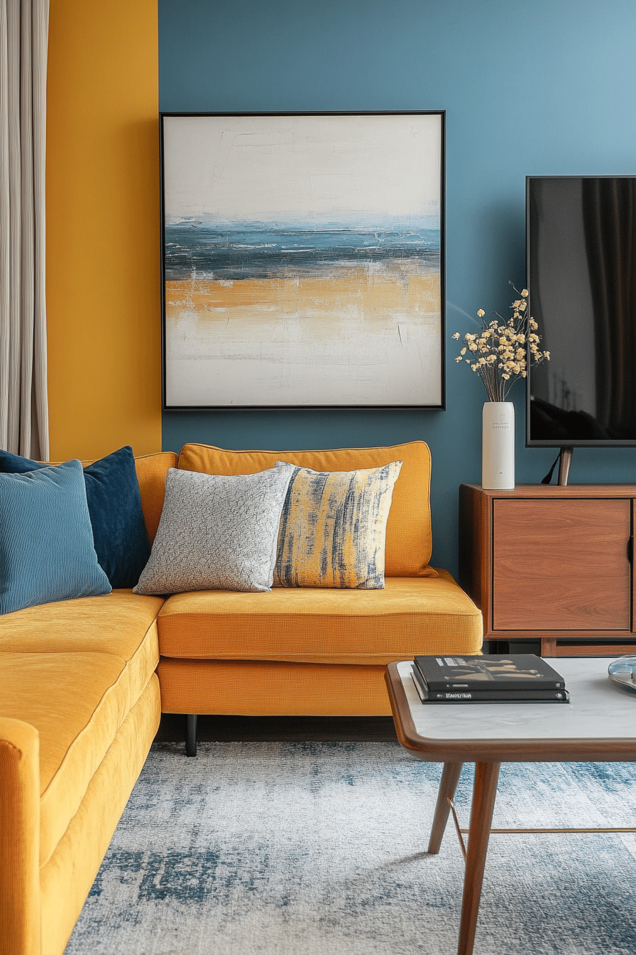 10. Mid-Century Modern Revival (Modern Small Living Room Ideas) - Modern Small Living Room Ideas