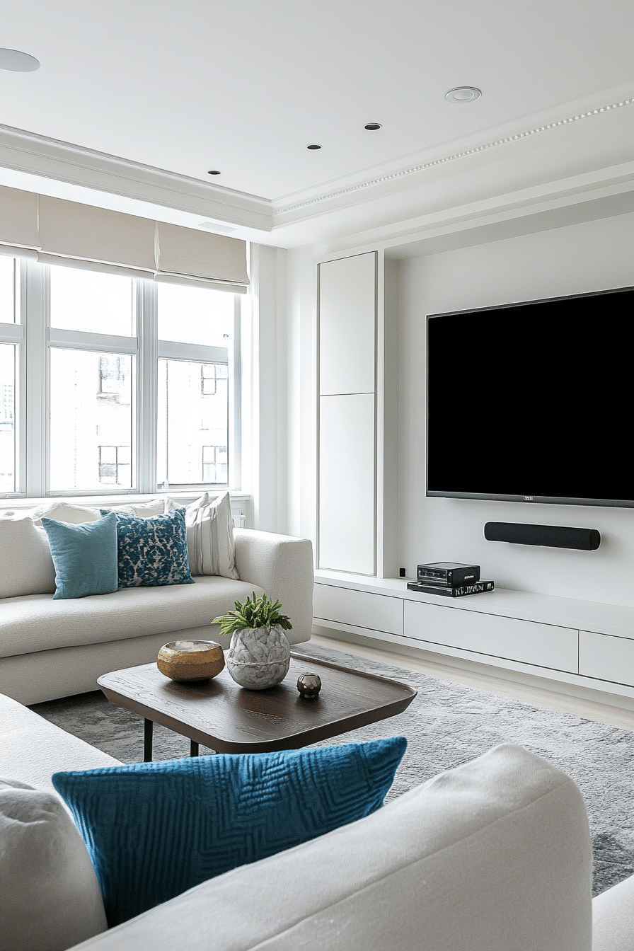 13. Futuristic Minimalism (Modern Small Living Room Ideas) - Modern Small Living Room Ideas