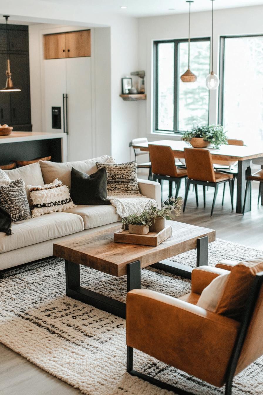 16. Earthy Modern Rustic (Modern Small Living Room Ideas) - Modern Small Living Room Ideas