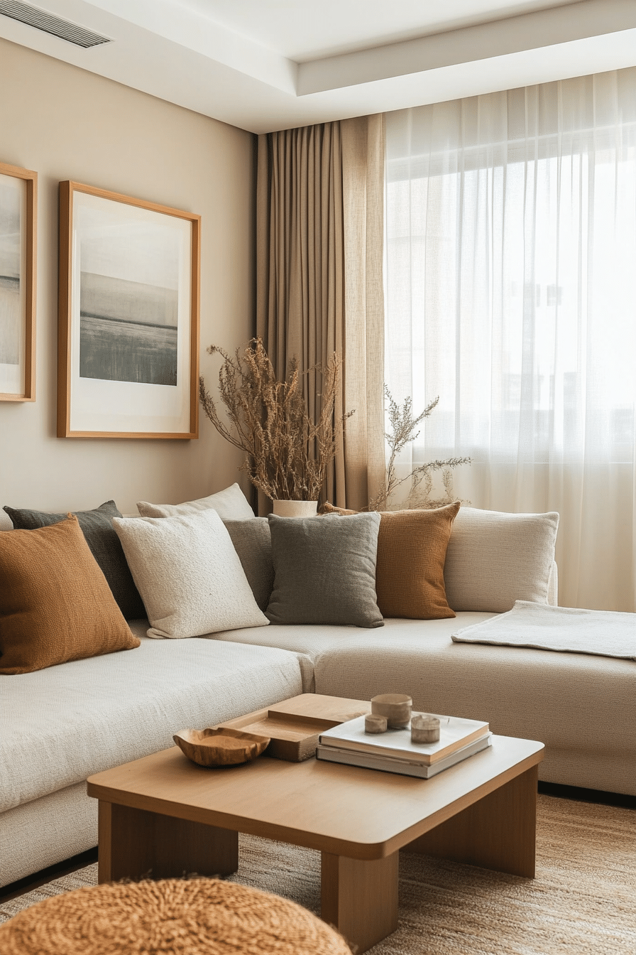 18. Layered Texture Haven (Modern Small Living Room Ideas) - Modern Small Living Room Ideas