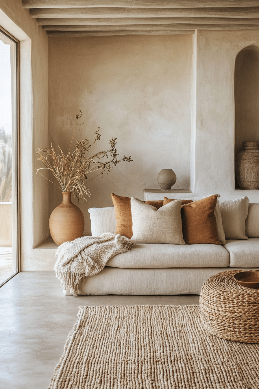 21. Serene Desert Oasis (Modern Small Living Room Ideas) - Modern Small Living Room Ideas