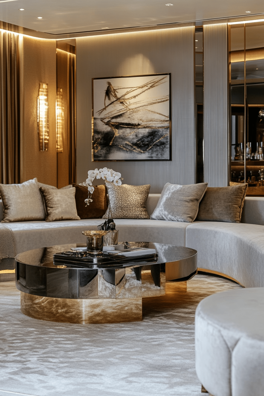 22. Understated Glamour (Modern Small Living Room Ideas) - Modern Small Living Room Ideas