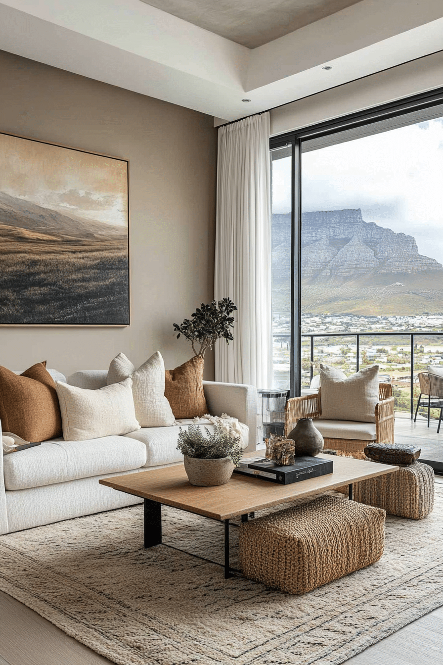 27. Textured Neutrals Escape (Modern Small Living Room Ideas) - Modern Small Living Room Ideas