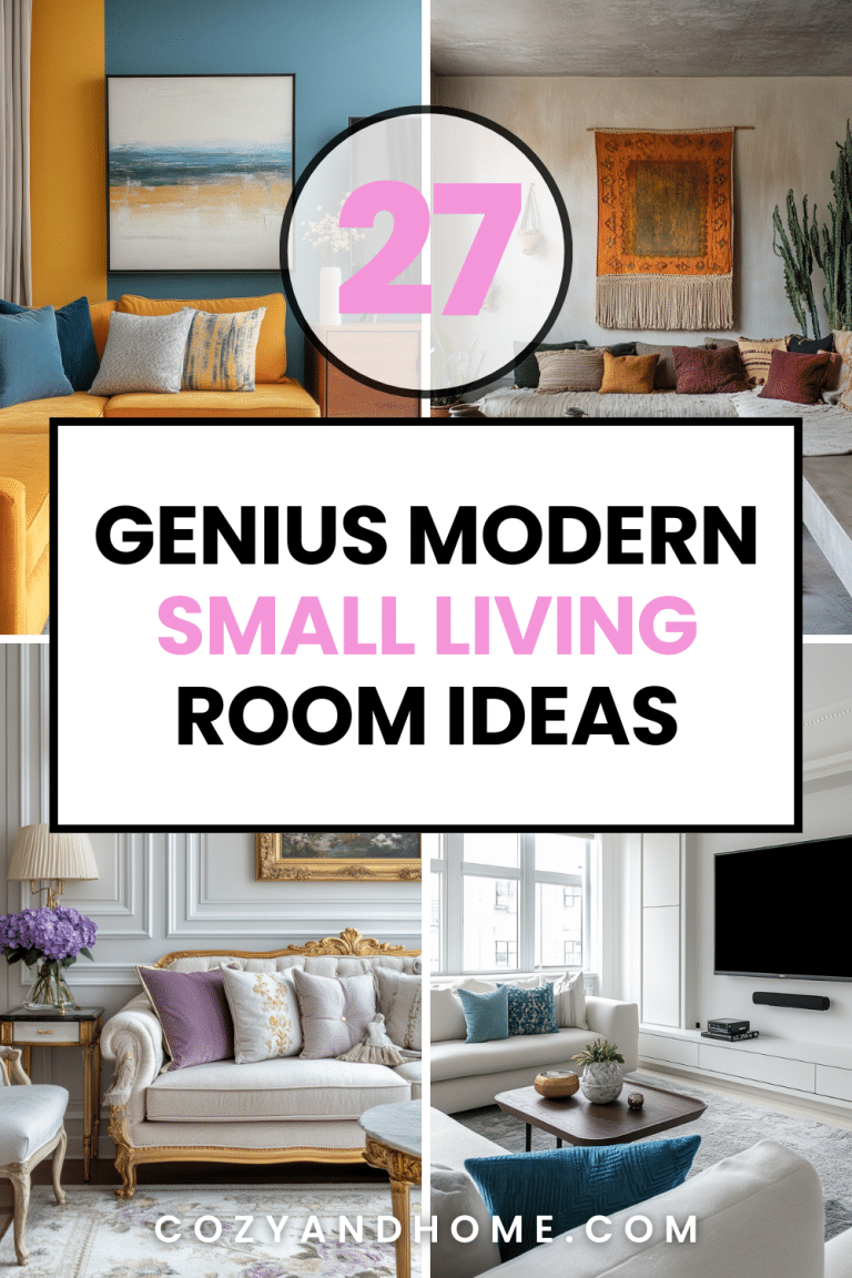 27 Genius Modern Small Living Room Ideas 2025 – Cozy & Home
