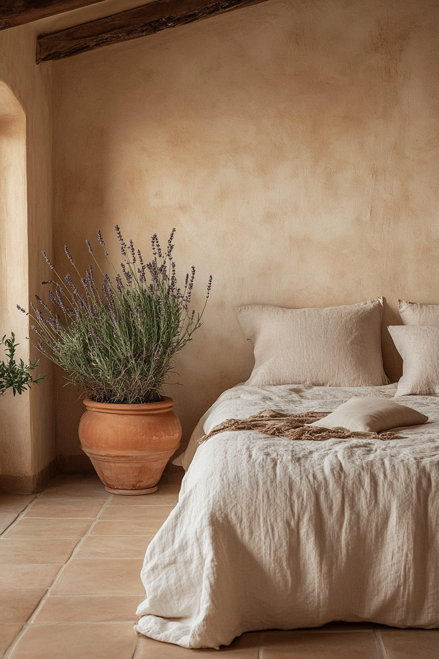 11. Mediterranean Escape (Bedroom Ideas With Plants) - Bedroom Ideas With Plants