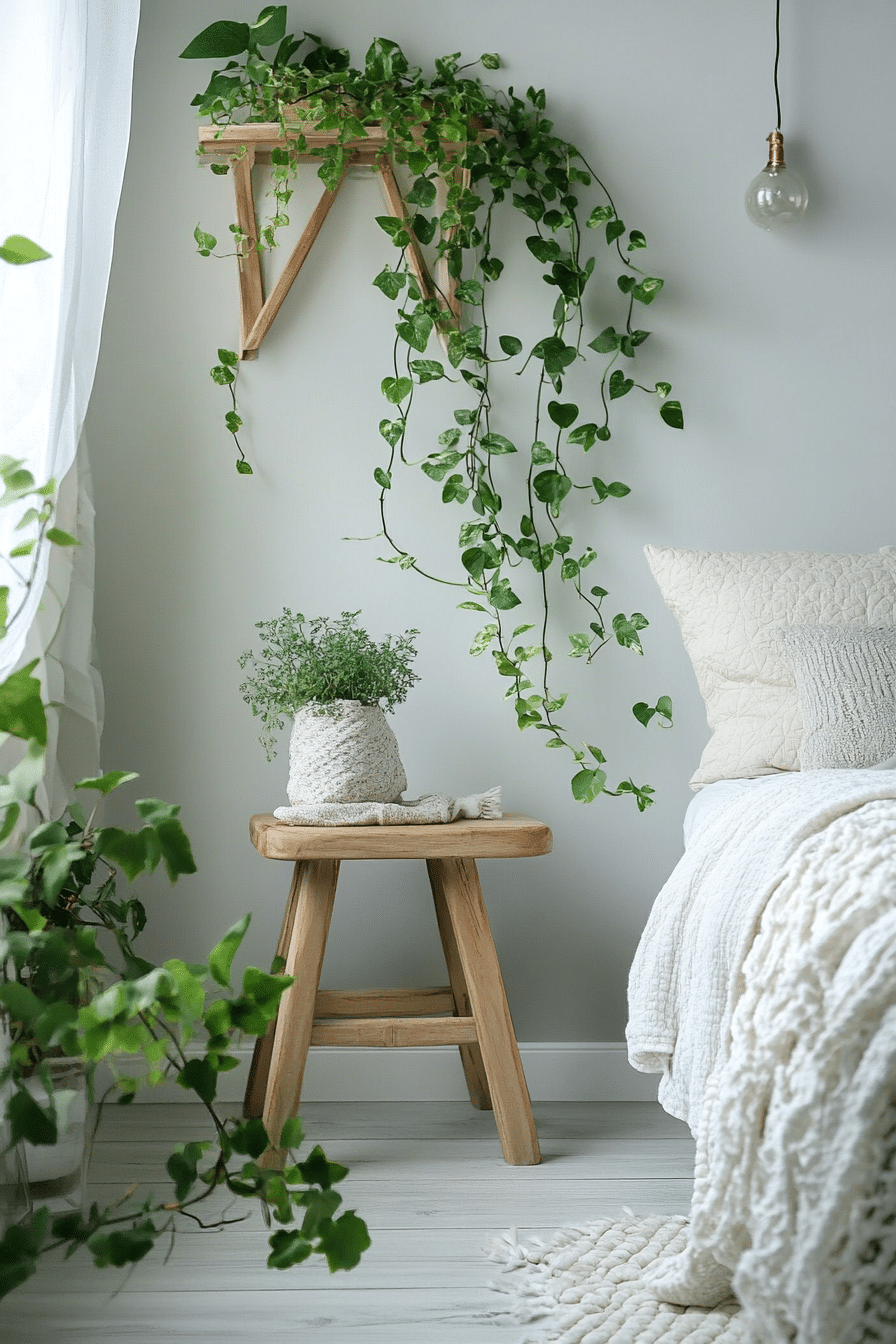 13. Scandinavian Simplicity (Bedroom Ideas With Plants) - Bedroom Ideas With Plants