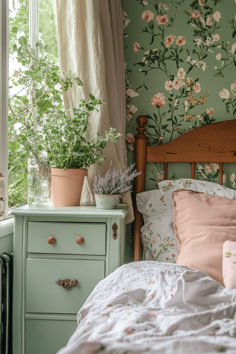 14. Cottagecore Garden (Bedroom Ideas With Plants) - Bedroom Ideas With Plants