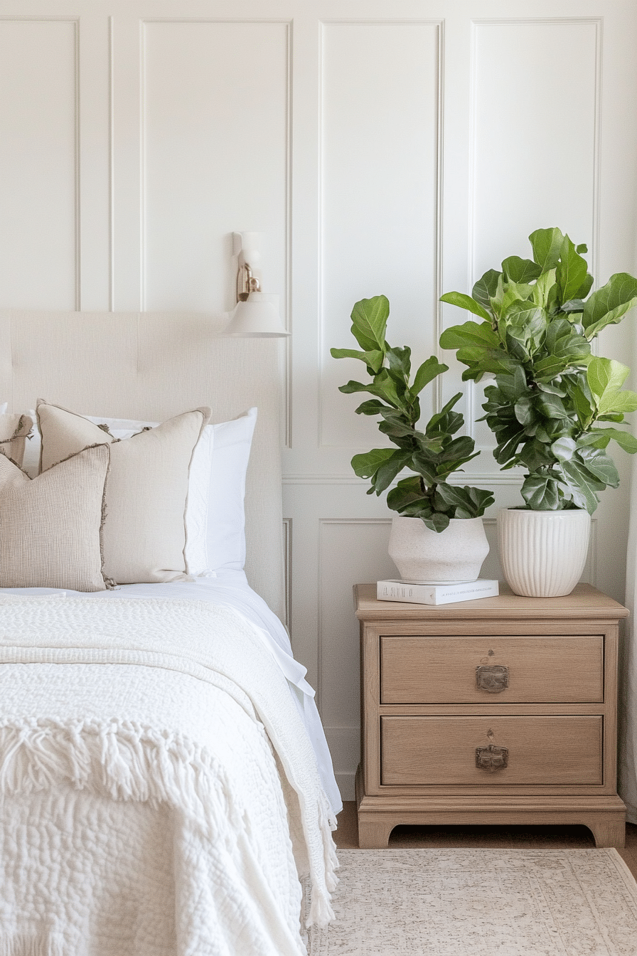 20. Parisian Chic with Plants (Bedroom Ideas With Plants) - Bedroom Ideas With Plants