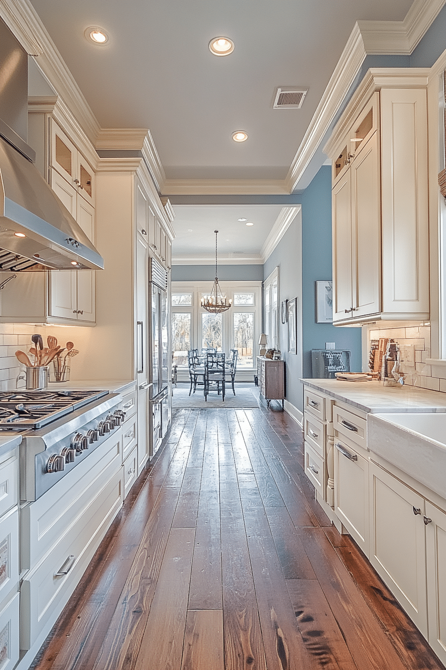 21. Eco-friendly Elegance (Narrow Kitchen Ideas) - Narrow Kitchen Ideas