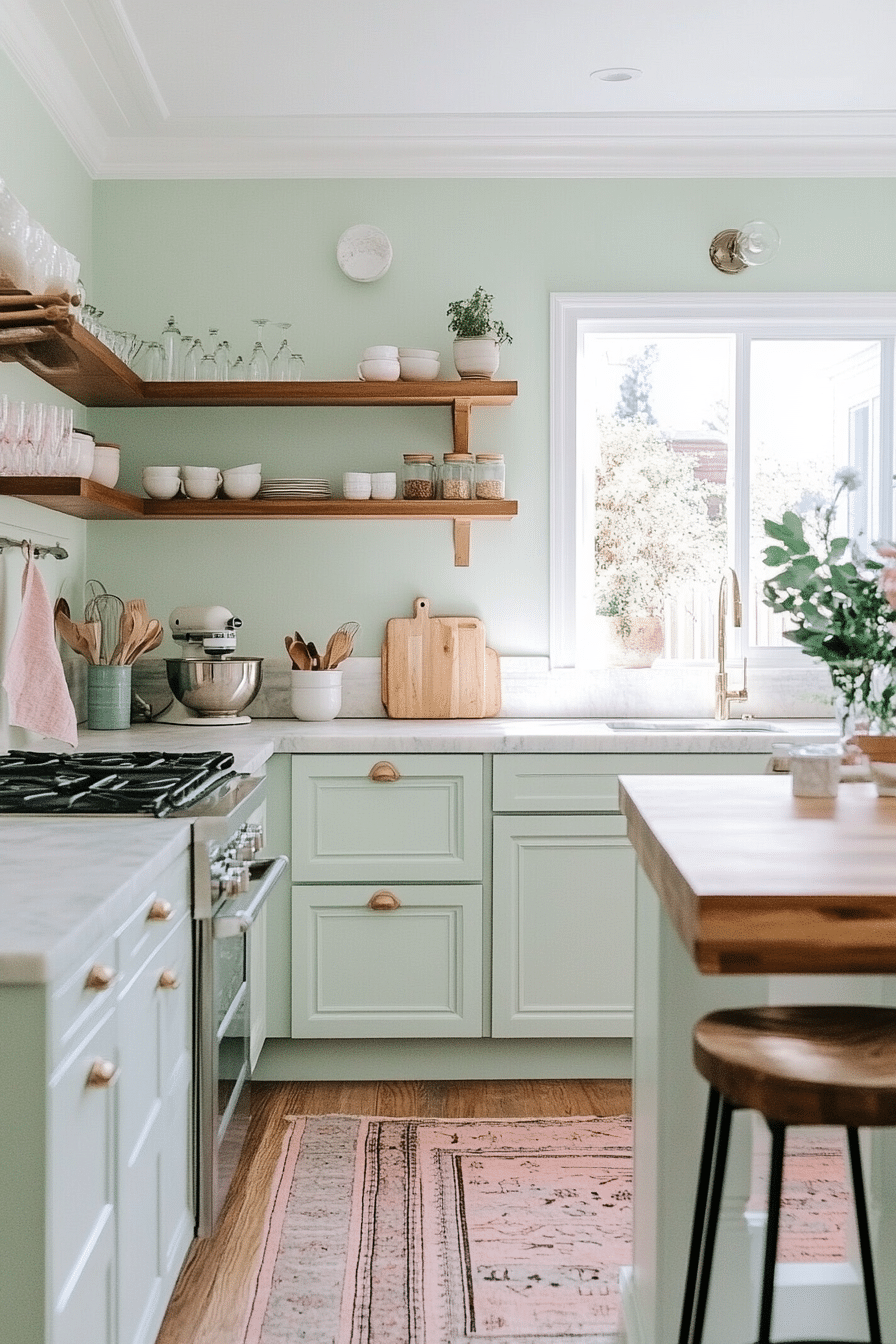 7. Pastel Color Palettes (Kitchen Wall Decor Ideas) - Kitchen Wall Decor Ideas