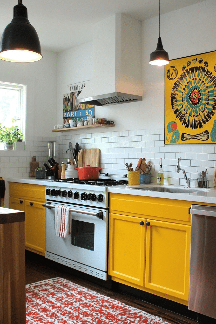 22. Pop Art-Inspired Graphics (Kitchen Wall Decor Ideas) - Kitchen Wall Decor Ideas