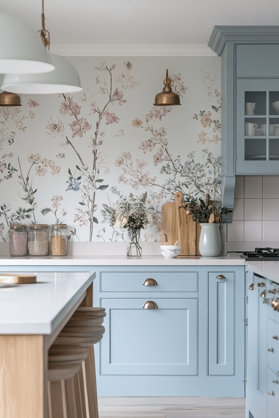 24. Cottagecore Charm (Kitchen Wall Decor Ideas) - Kitchen Wall Decor Ideas