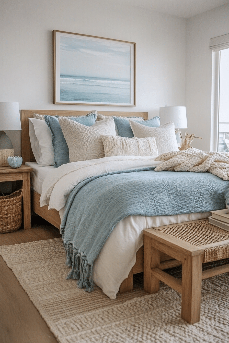 1. Coastal Cool (Beach Bedroom Ideas) - Beach Bedroom Ideas