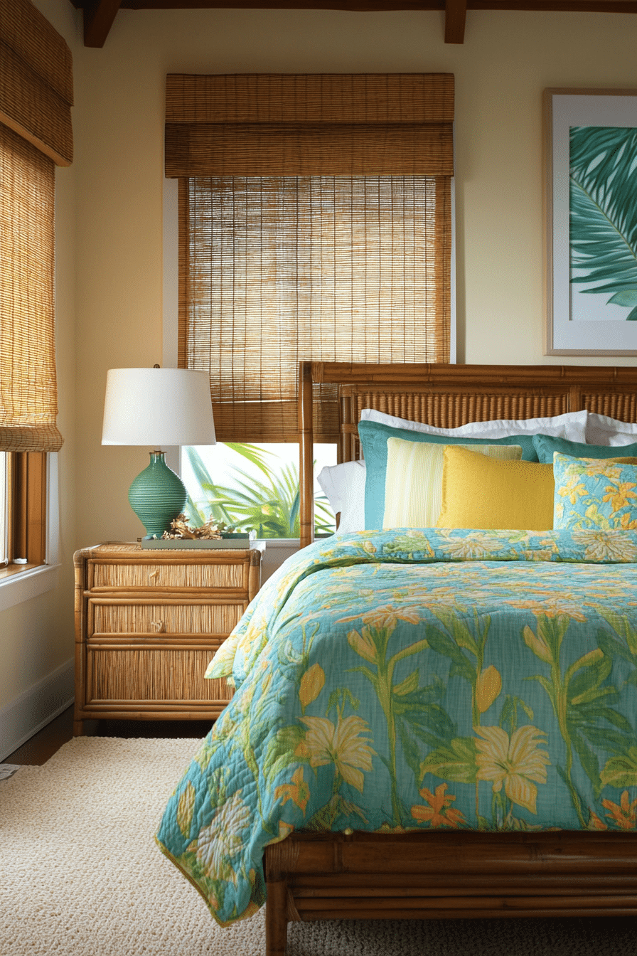 2. Tropical Escape (Beach Bedroom Ideas) - Beach Bedroom Ideas