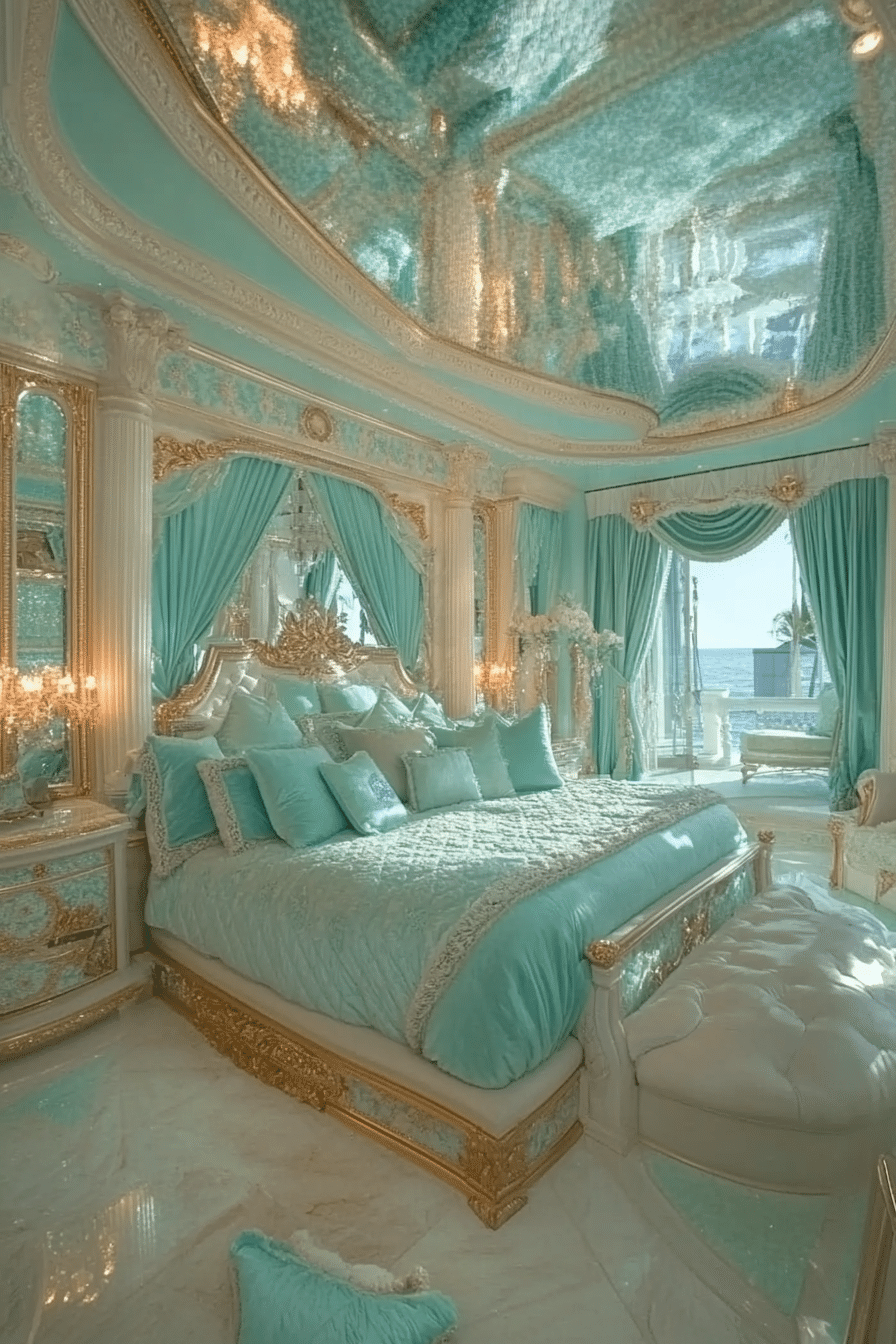 15. Coastal Glam (Beach Bedroom Ideas) - Beach Bedroom Ideas