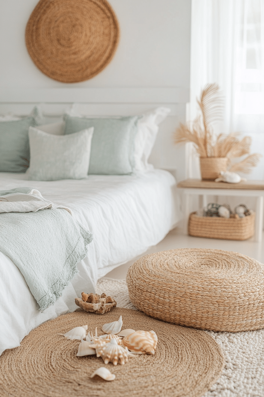 20. Seashell Sanctuary (Beach Bedroom Ideas) - Beach Bedroom Ideas