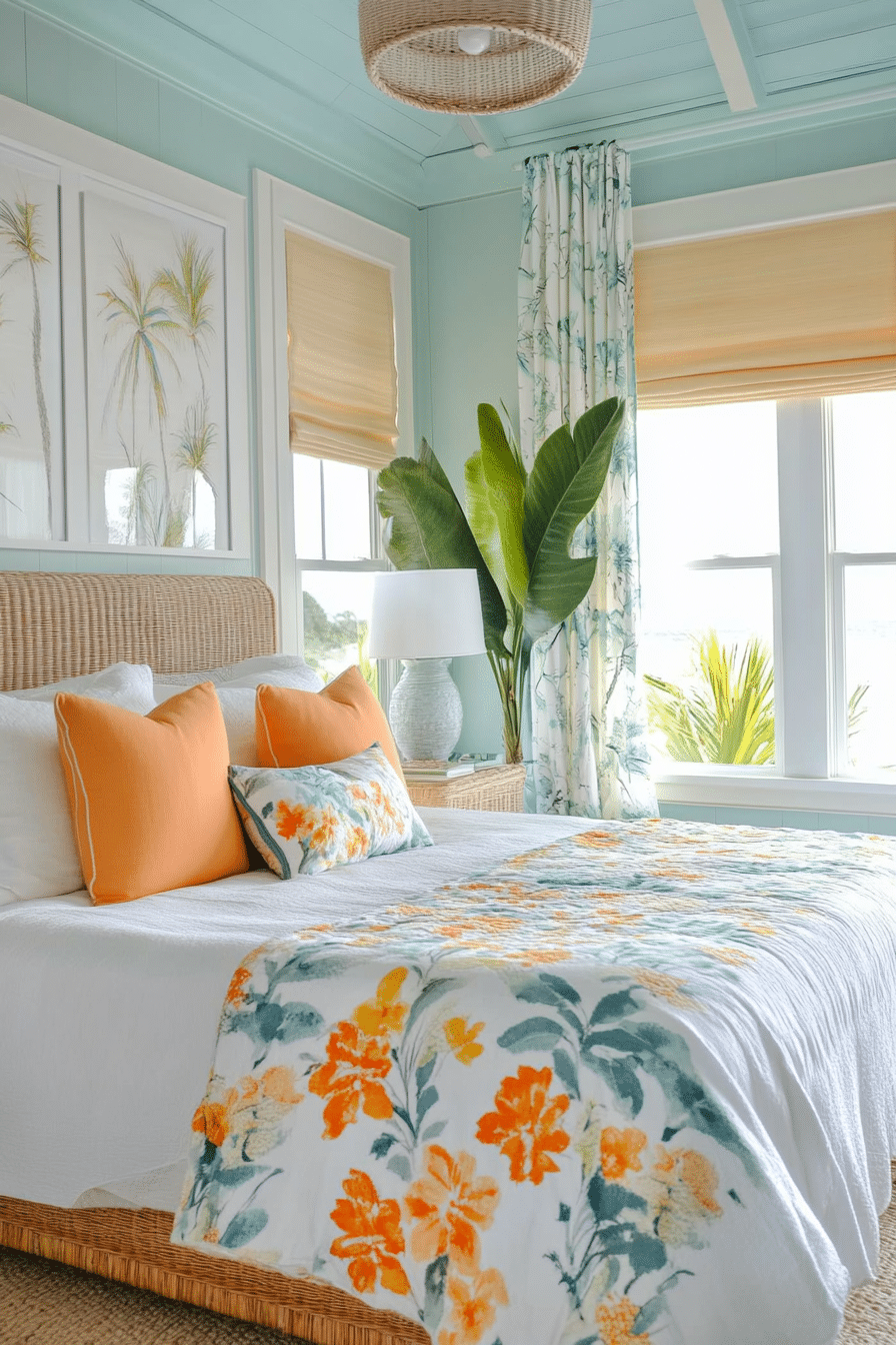 22. Sunny Beach Haven (Beach Bedroom Ideas) - Beach Bedroom Ideas