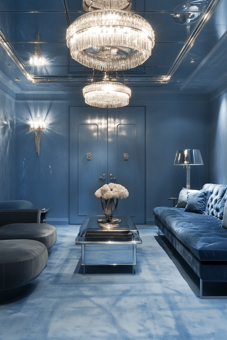 6. Modern Dusty Blue Elegance (Dusty Blue Bedroom Ideas) - Dusty Blue Bedroom Ideas