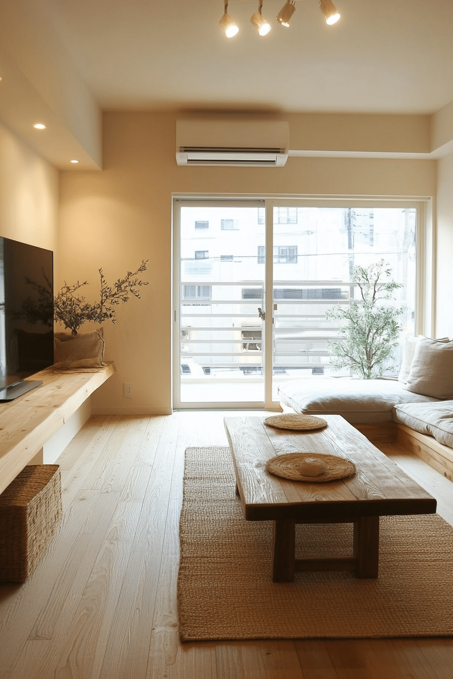 2. Modern Tatami Living (Japanese Living Room Ideas) - Japanese Living Room Ideas