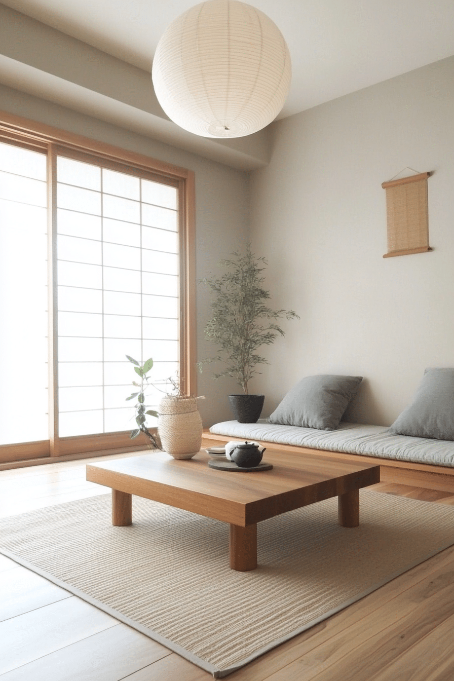 7. Japandi Fusion (Japanese Living Room Ideas) - Japanese Living Room Ideas