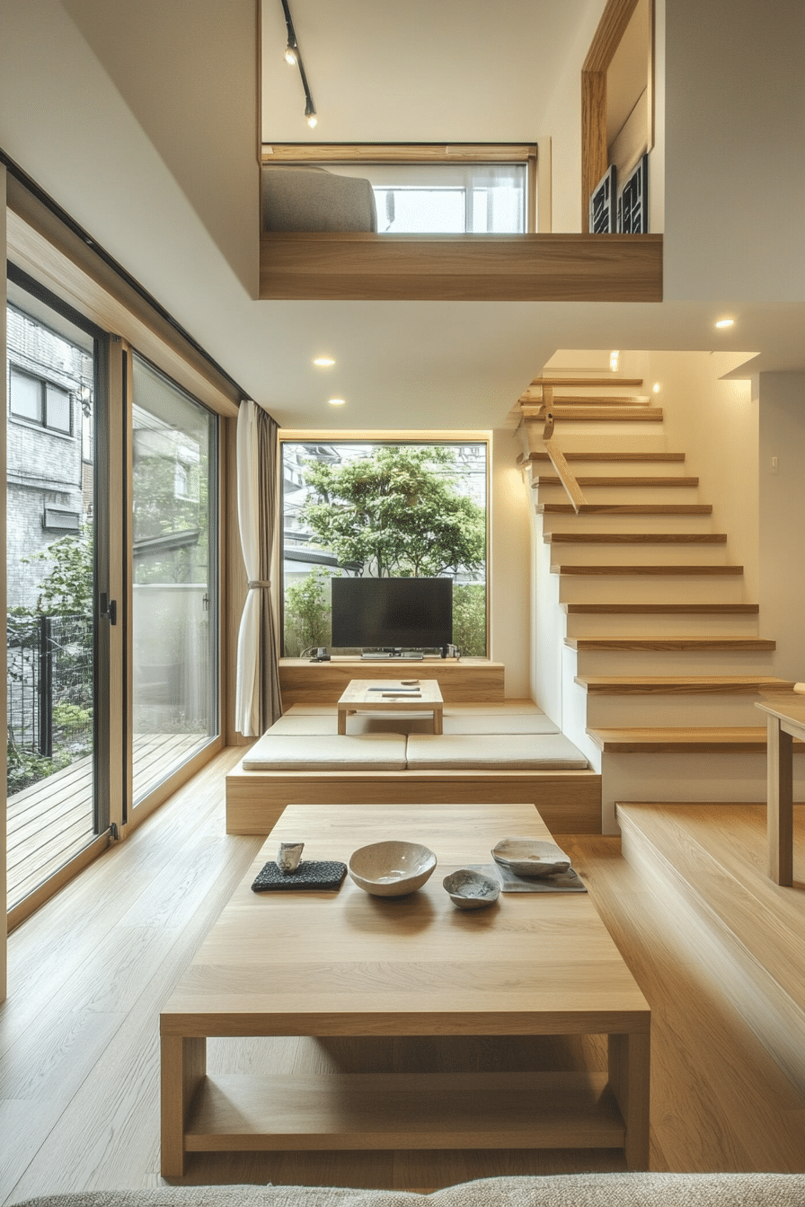 15. Tatami Platform Seating (Japanese Living Room Ideas) - Japanese Living Room Ideas