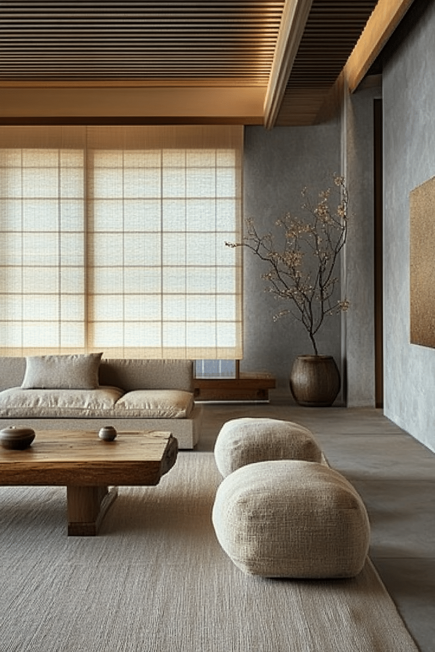 27. Soothing Onsen Retreat (Japanese Living Room Ideas) - Japanese Living Room Ideas