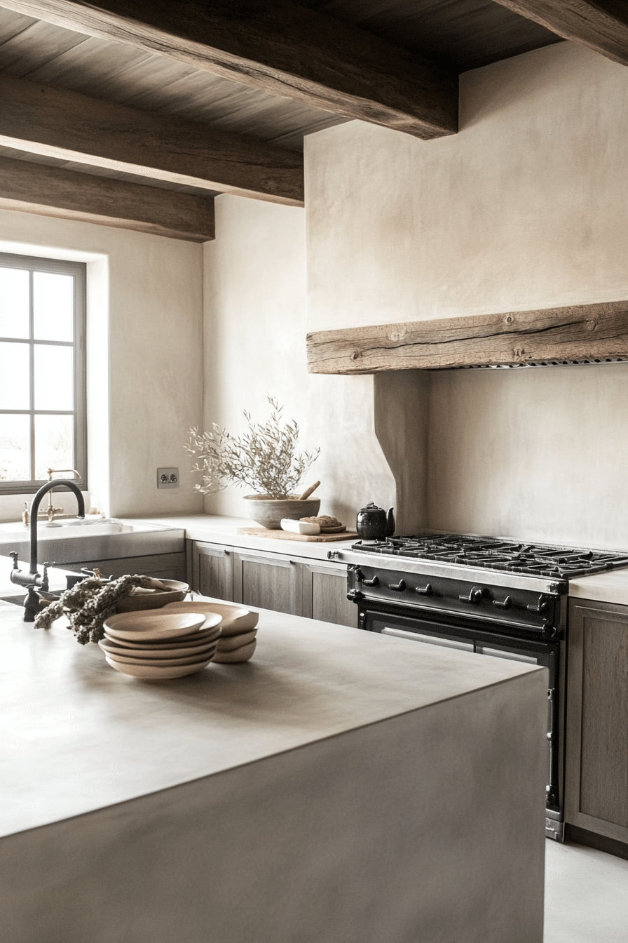 8. Rustic Minimalism (Minimal Kitchen Ideas) - Minimal Kitchen Ideas