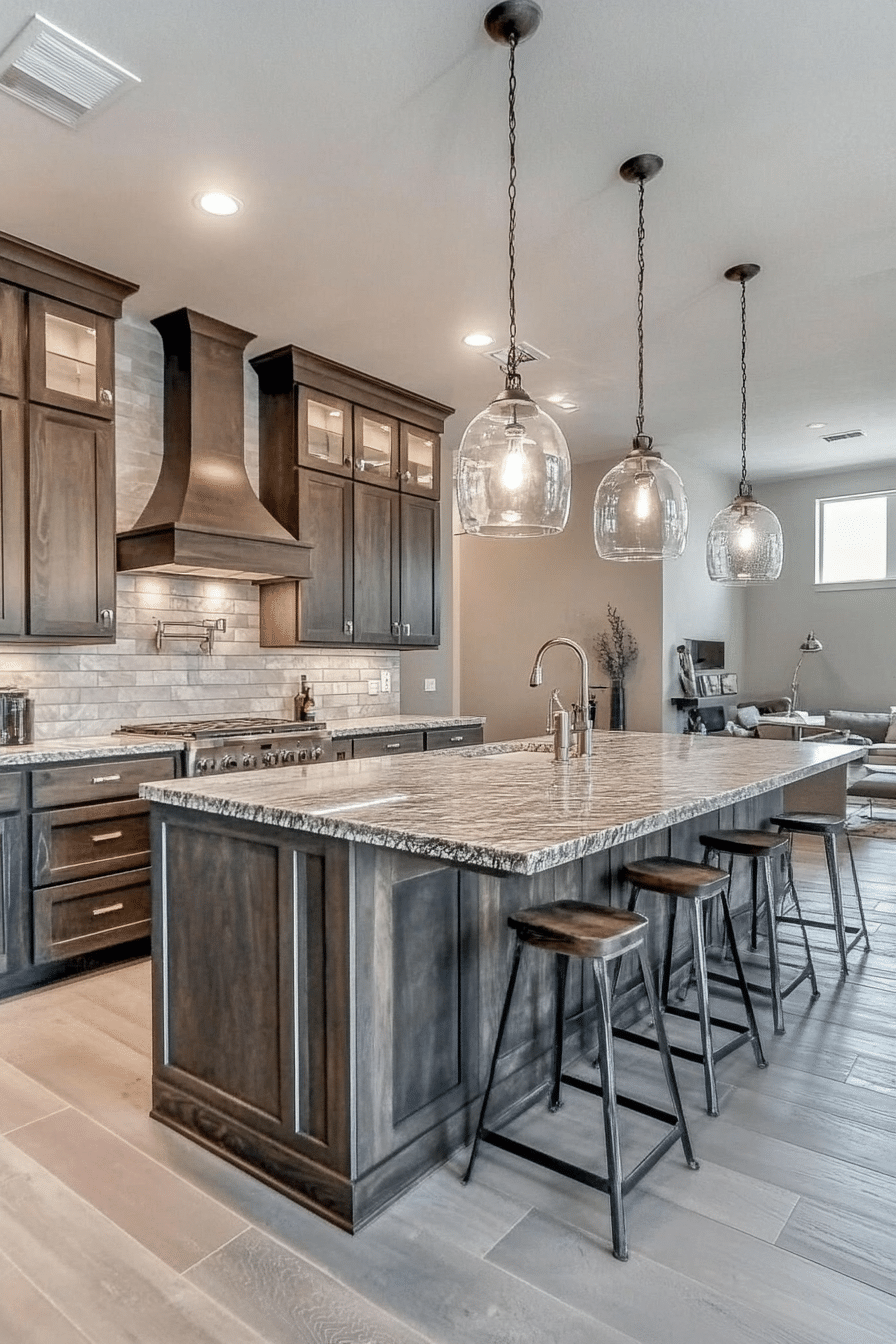 14. Glass and Stone Fusion (Minimal Kitchen Ideas) - Minimal Kitchen Ideas