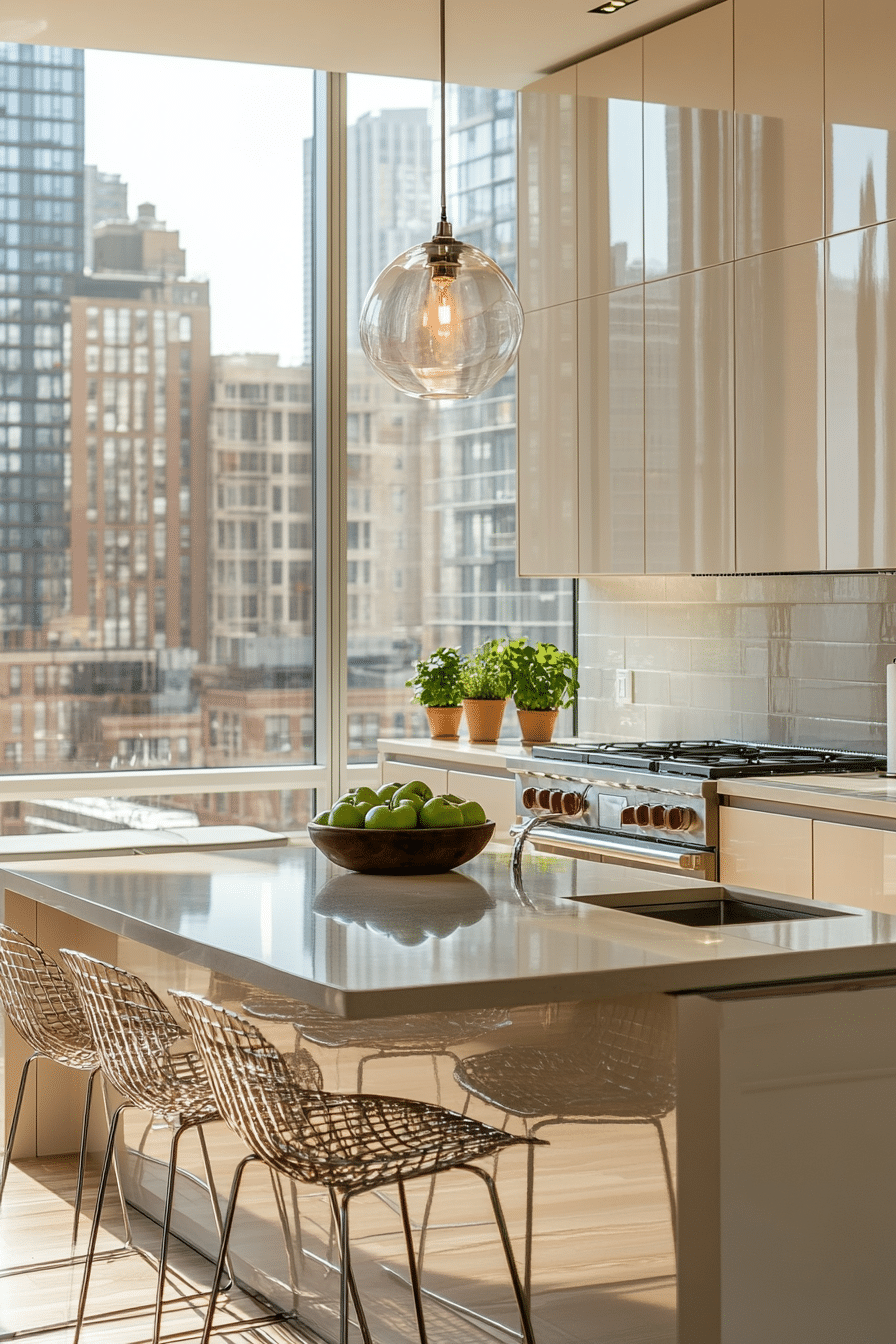 26. Glass and Light Flow (Minimal Kitchen Ideas) - Minimal Kitchen Ideas
