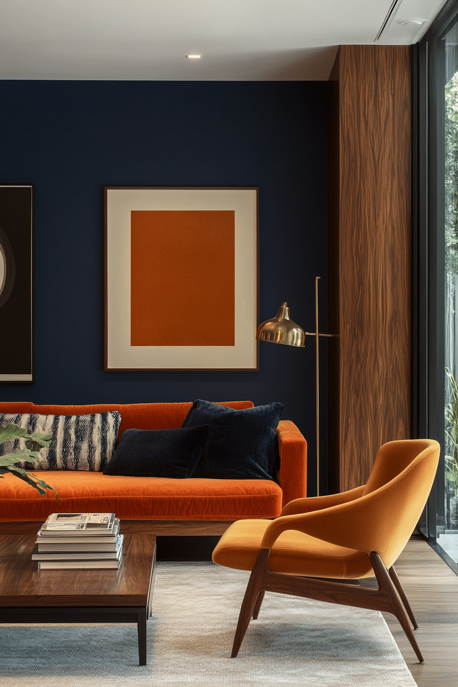 4. Vintage Mid-Century Warmth (Living Room Ideas) - Living Room Ideas