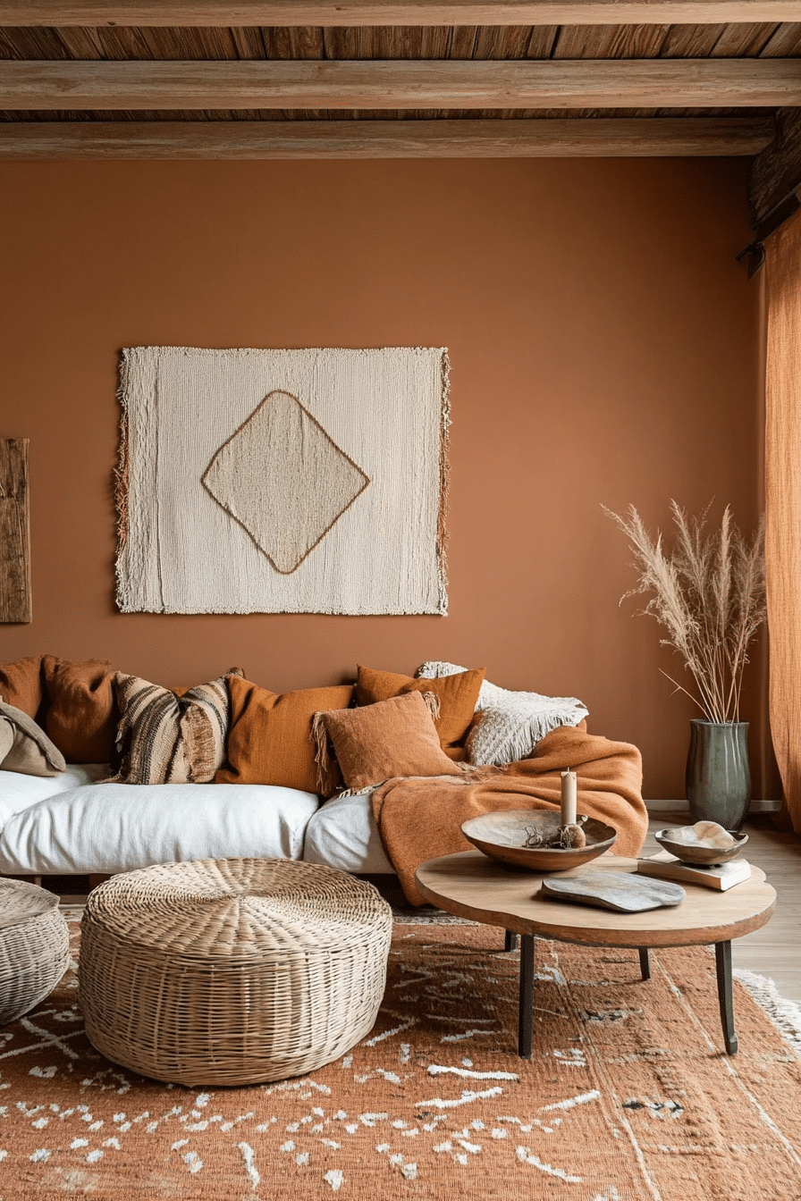 6. Earthy Bohemian Chic (Living Room Ideas) - Living Room Ideas