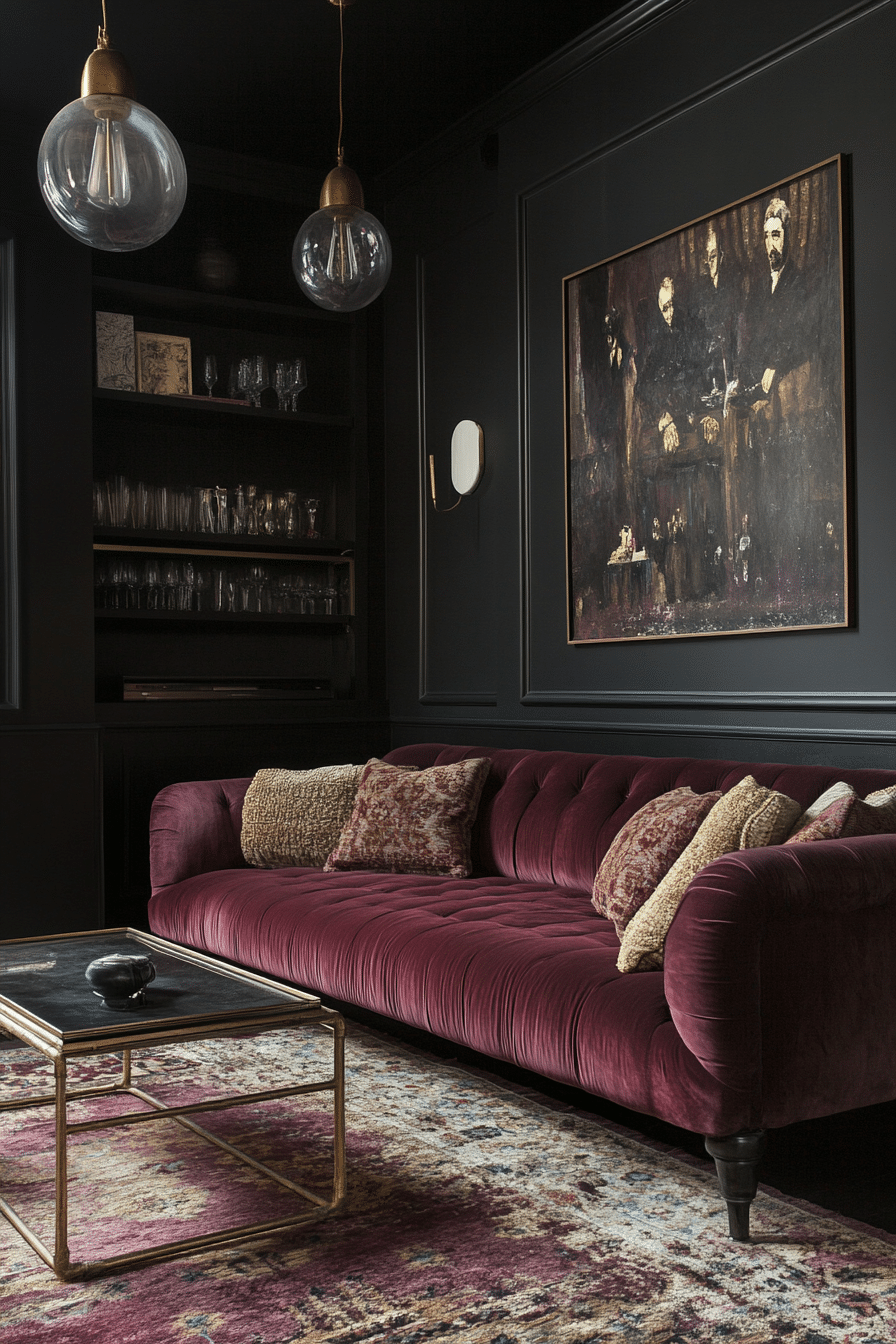 15. Moody Luxe Retreat (Living Room Ideas) - Living Room Ideas