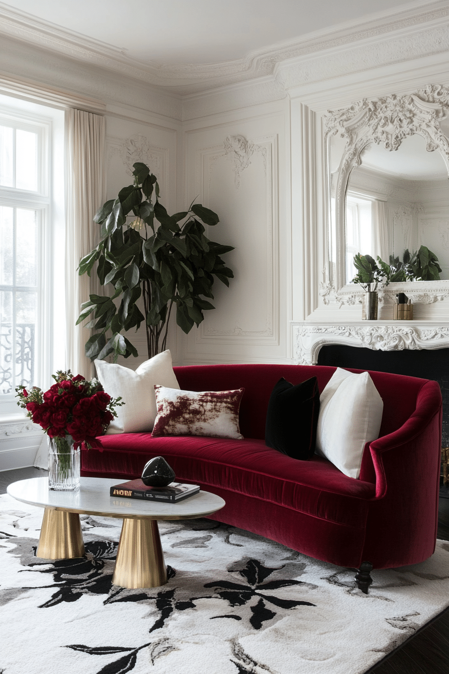 17. Hollywood Regency Glam (Living Room Ideas) - Living Room Ideas