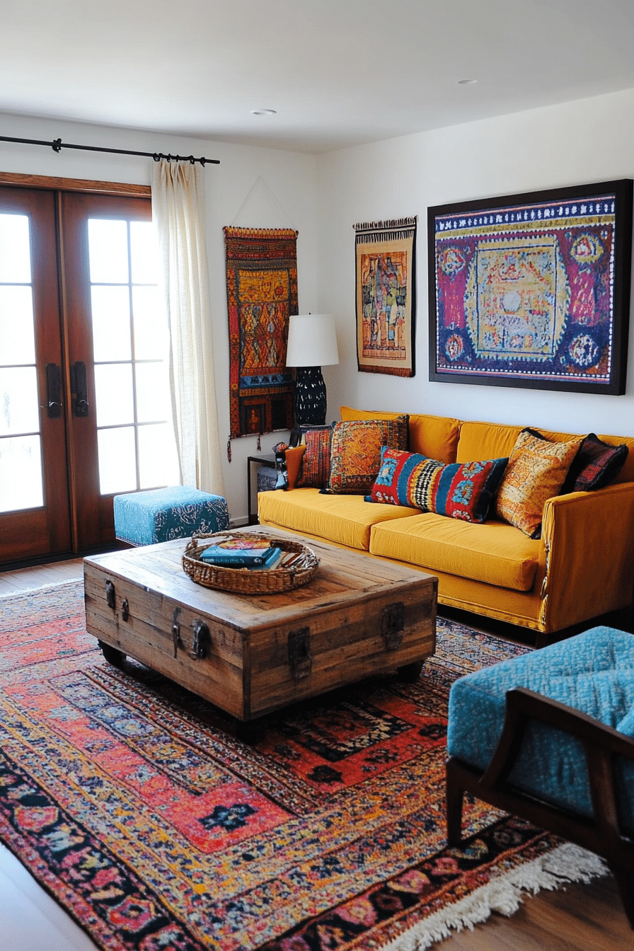 25. Eclectic Global Fusion (Living Room Ideas) - Living Room Ideas