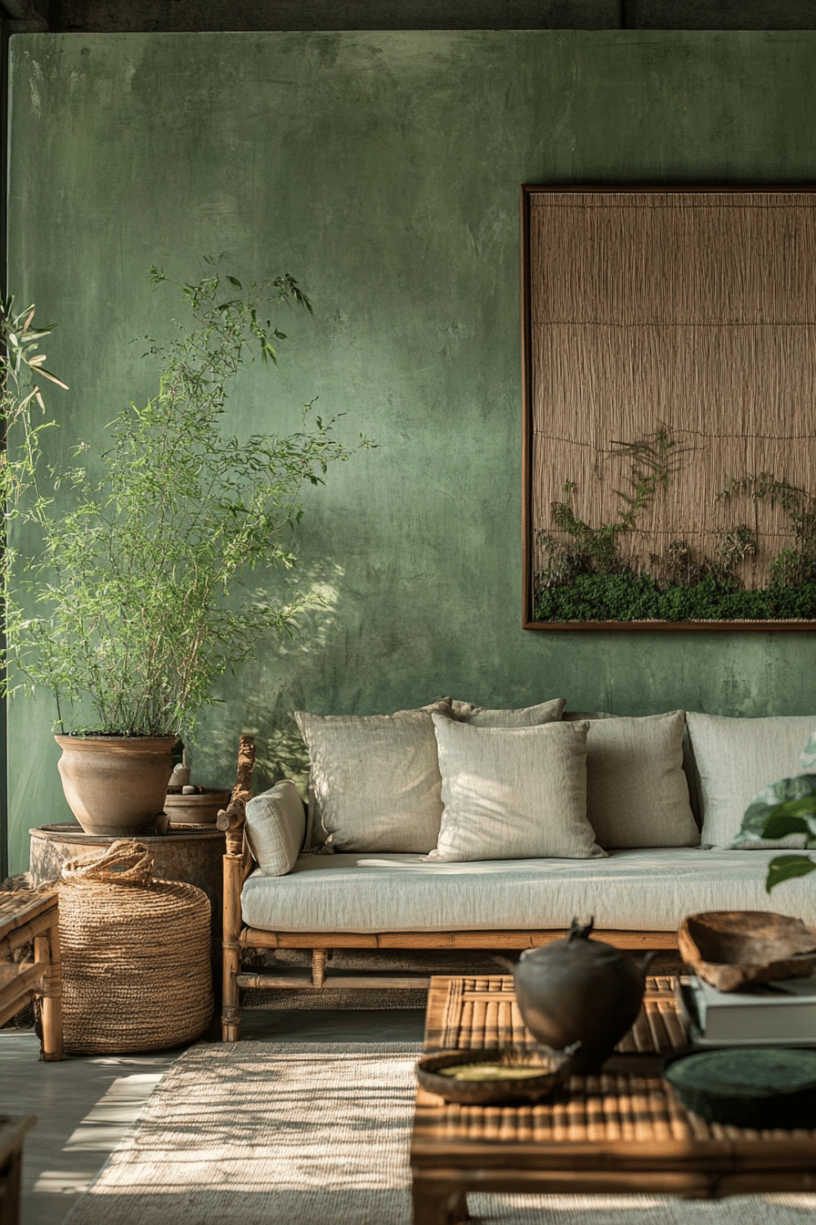 26. Serene Botanical Escape (Living Room Ideas) - Living Room Ideas