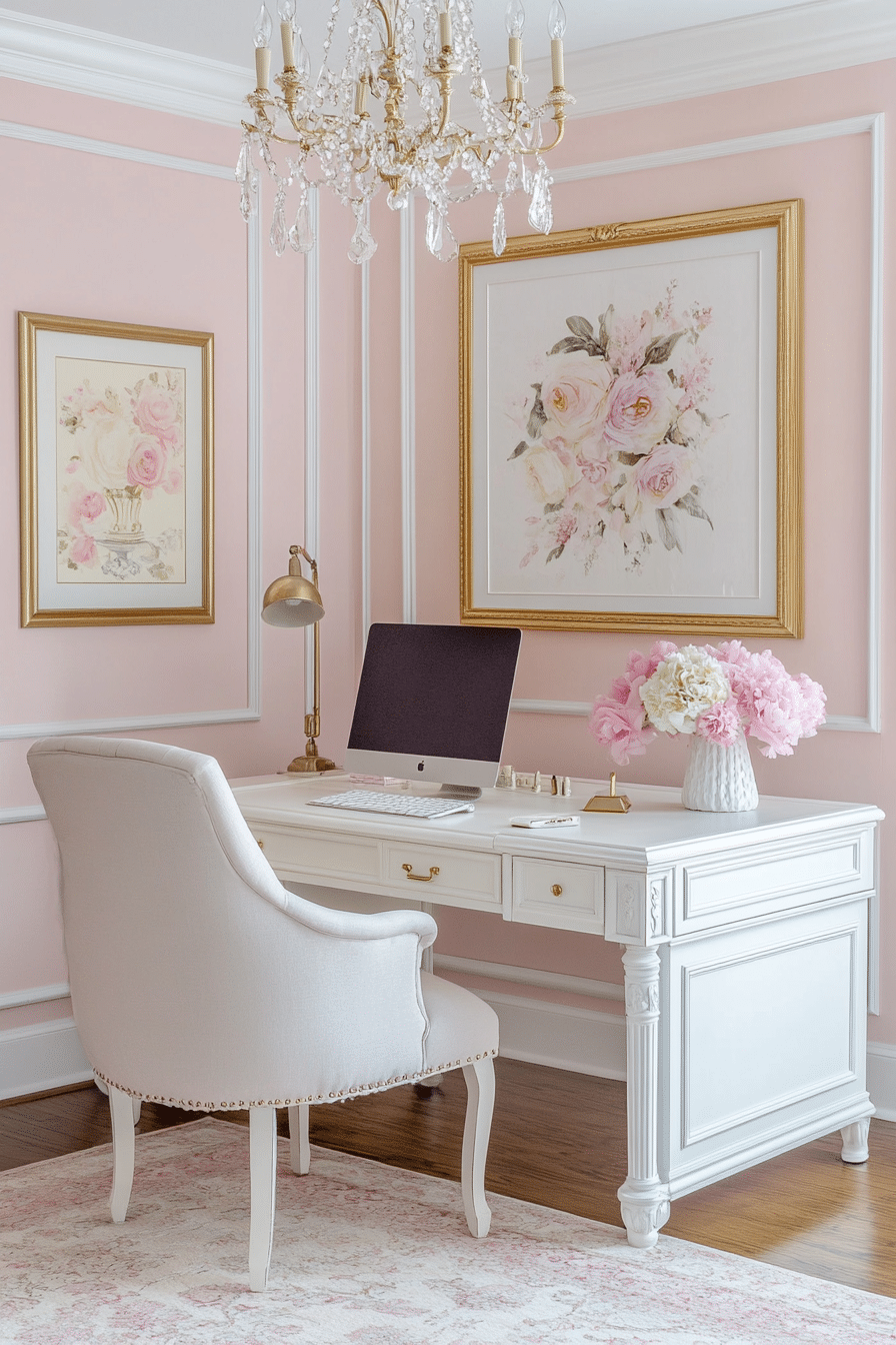 2. Parisian Chic (Home Office Ideas For Her) - Home Office Ideas For Her