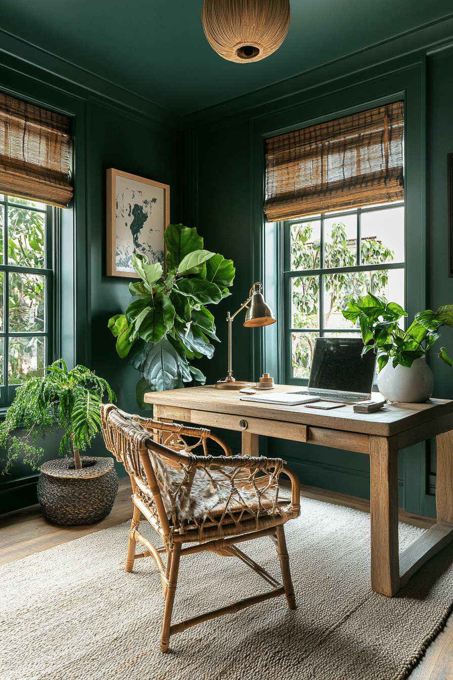 12. Botanical Beauty (Home Office Ideas For Her) - Home Office Ideas For Her