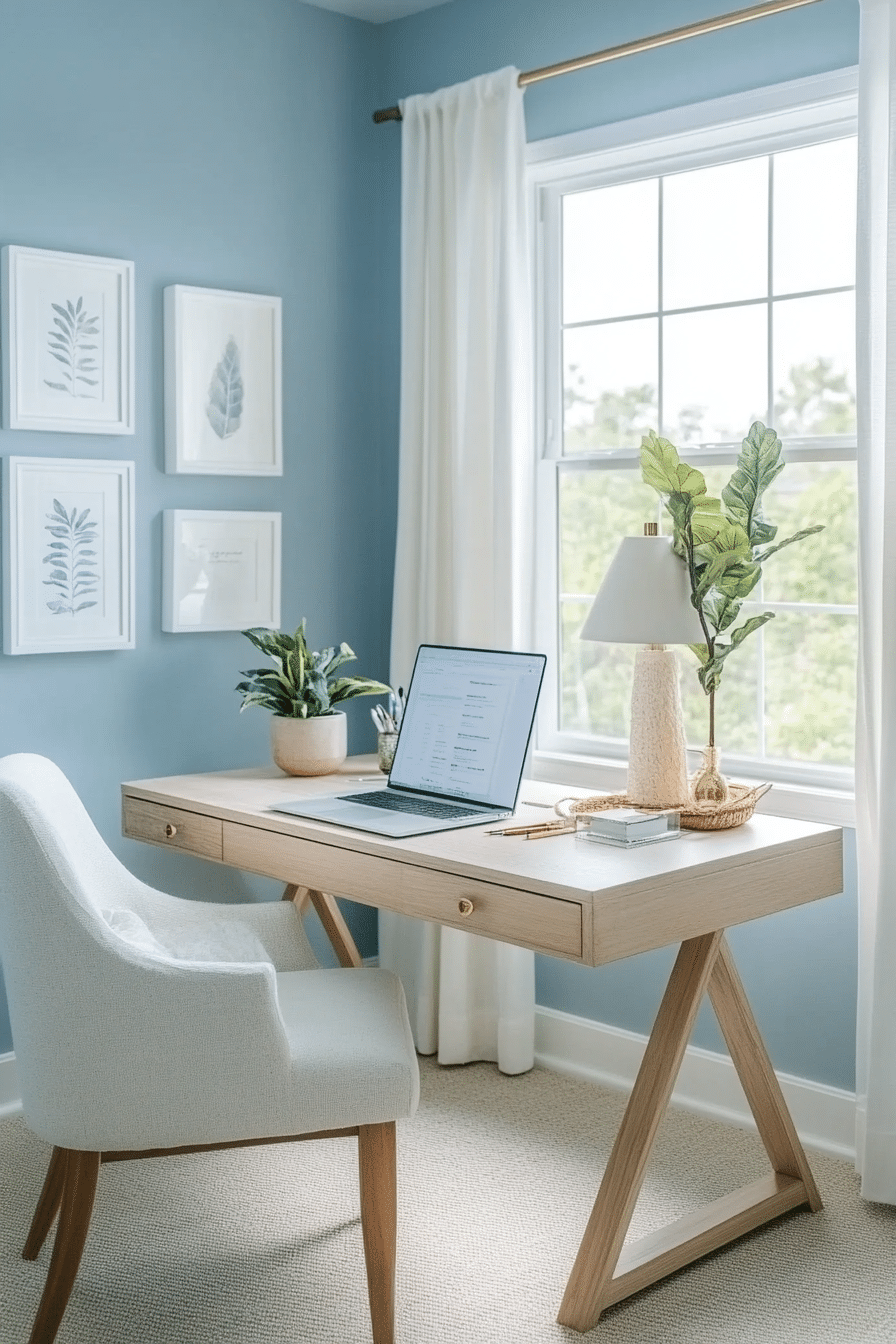 17. Serene Retreat (Home Office Ideas For Her) - Home Office Ideas For Her