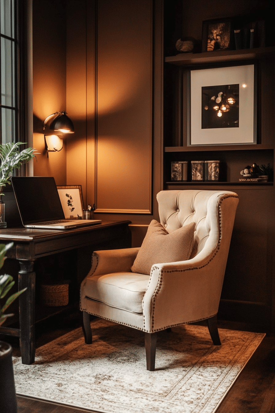 27. Warm & Welcoming (Home Office Ideas For Her) - Home Office Ideas For Her