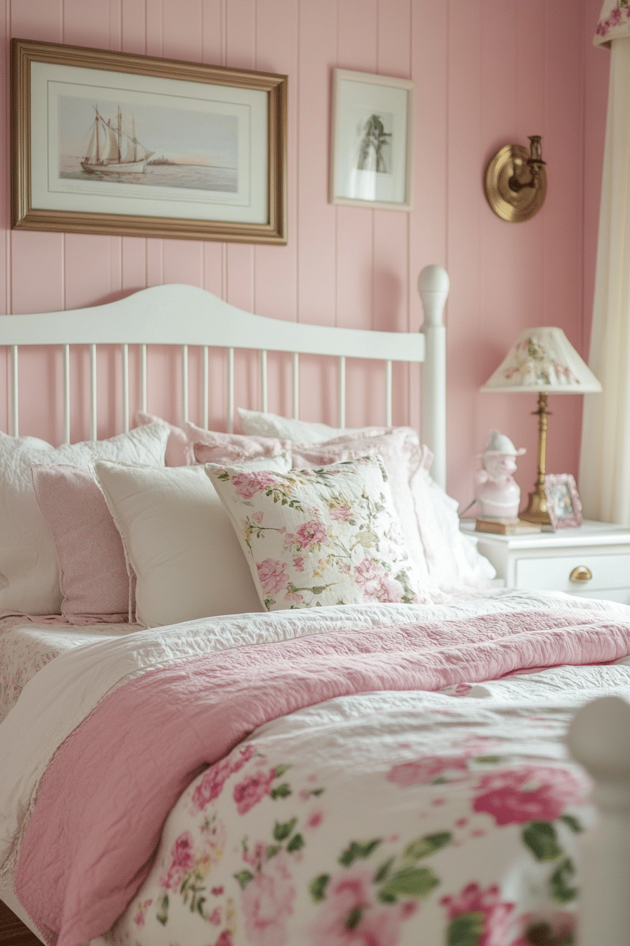 3. Soft Pink Cottage Retreat (Pink Bedroom Ideas) - Pink Bedroom Ideas