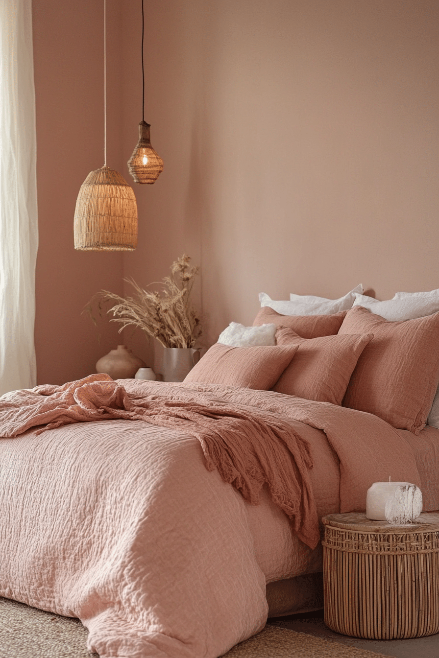 8. Terracotta Rose Escape (Pink Bedroom Ideas) - Pink Bedroom Ideas