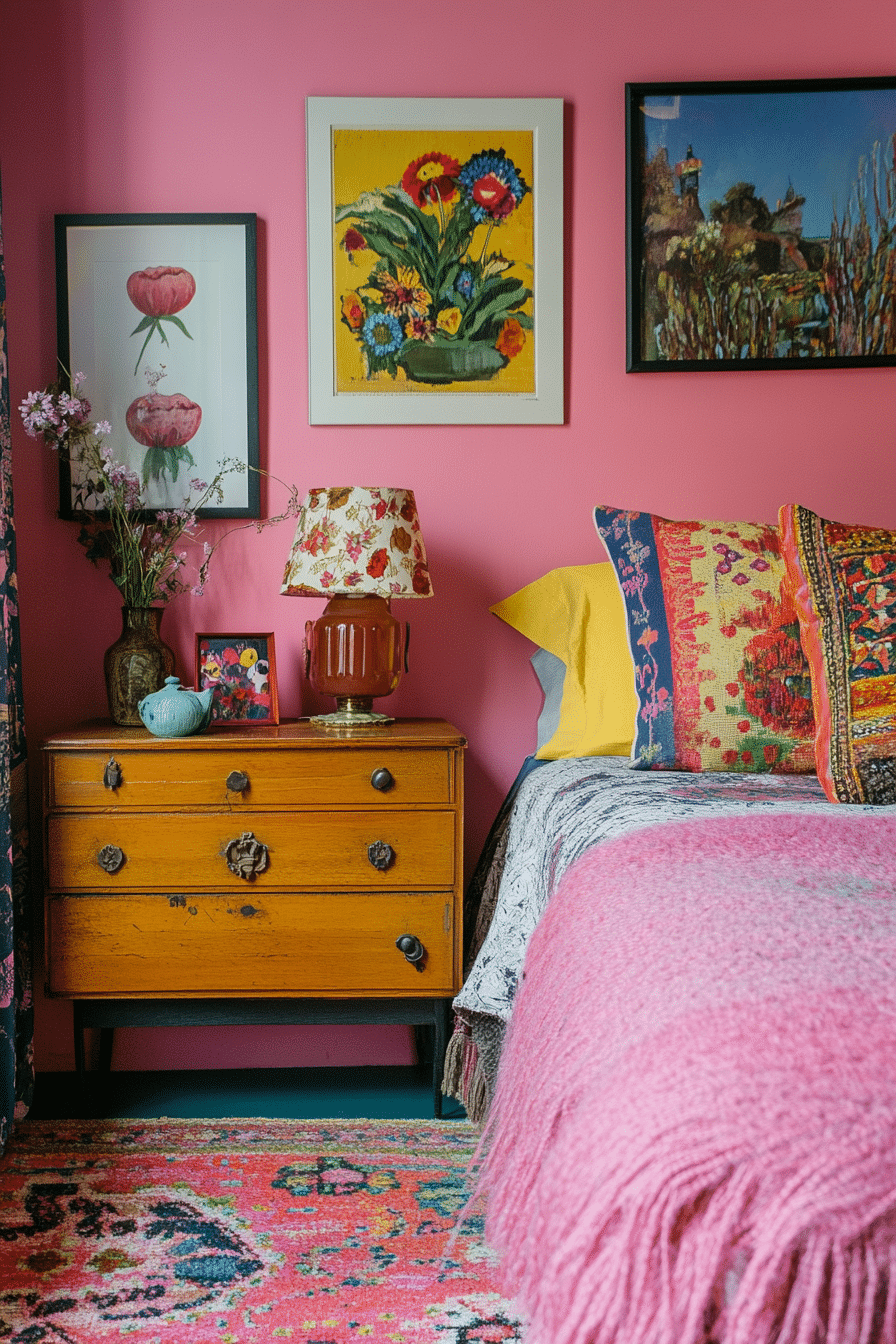 26. Watermelon Pink Energy (Pink Bedroom Ideas) - Pink Bedroom Ideas