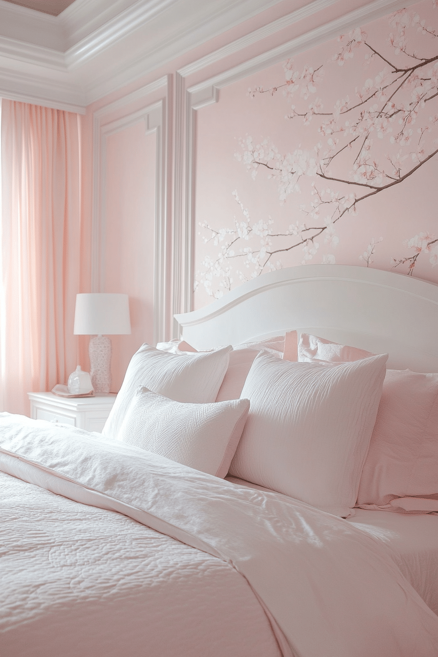 27. Cherry Blossom Bliss (Pink Bedroom Ideas) - Pink Bedroom Ideas