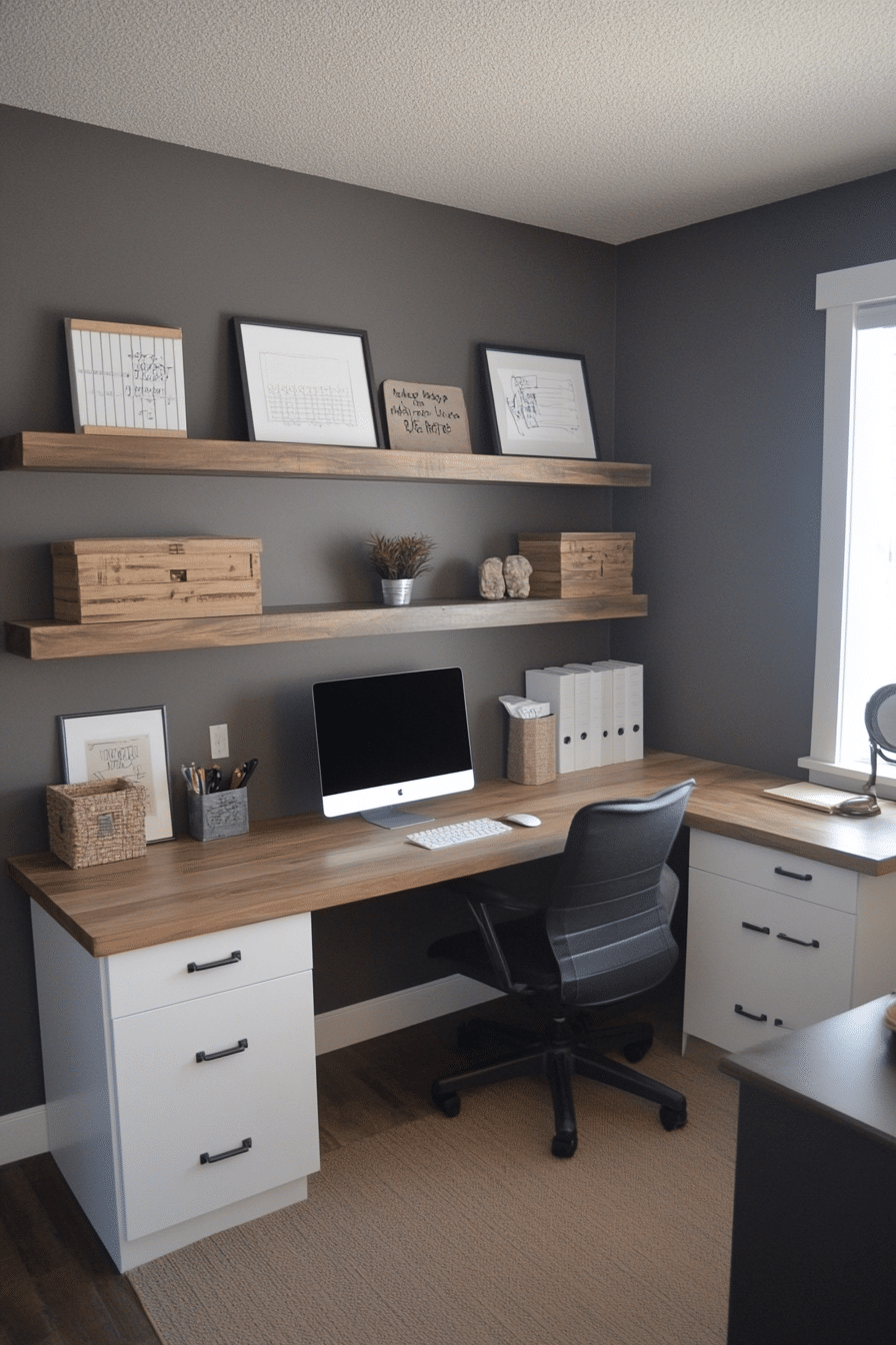 3. Modern Minimalist Hub (Teacher Office Ideas) - Teacher Office Ideas