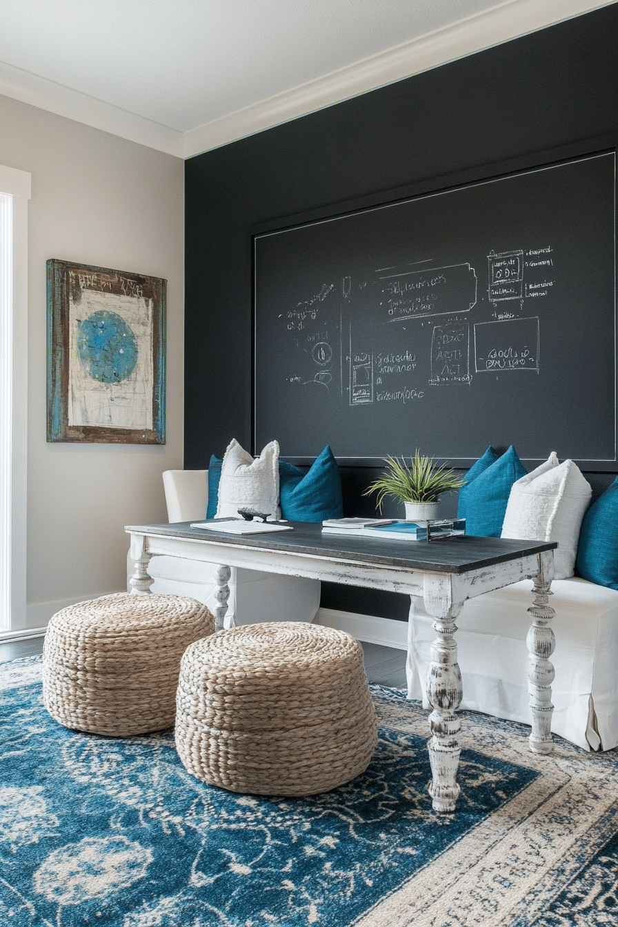 10. Chalkboard Chic (Teacher Office Ideas) - Teacher Office Ideas